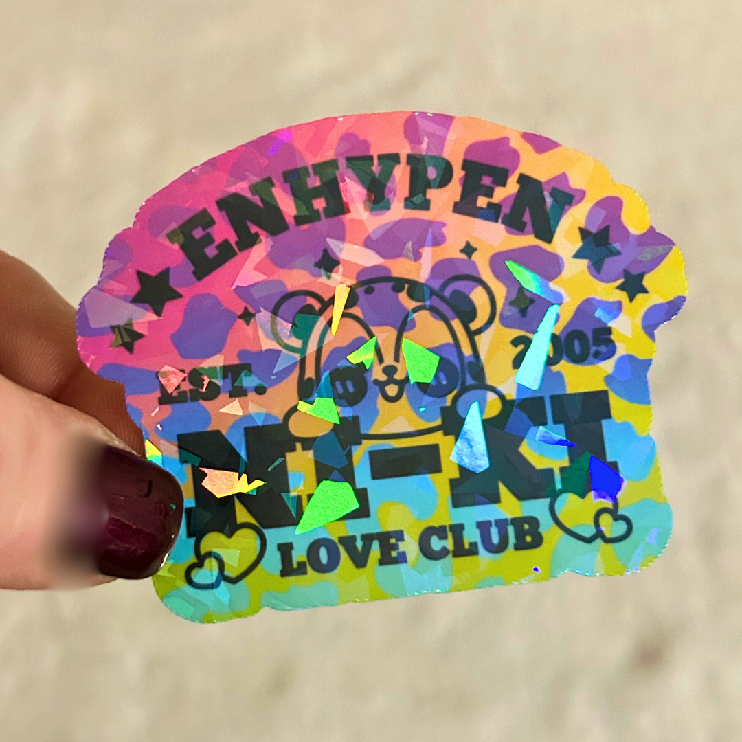 Enhypen Love Club Name Stickers