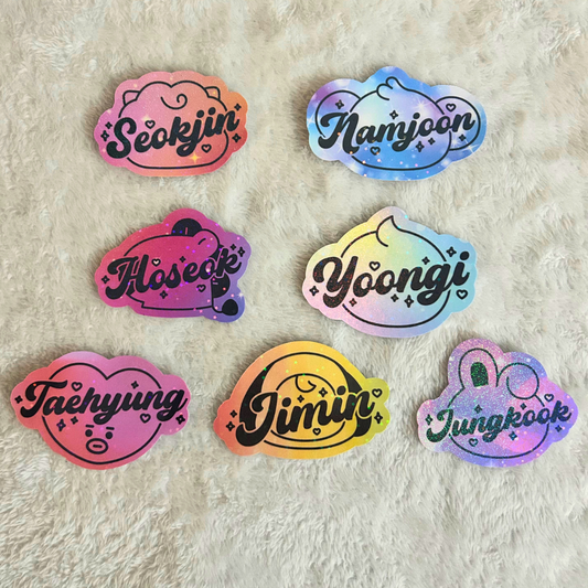 BTS Name Stickers