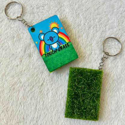 BTS Touch Grass Keychain