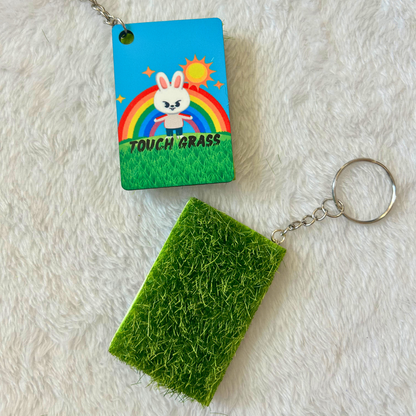 Stray Kids Touch Grass Keychain