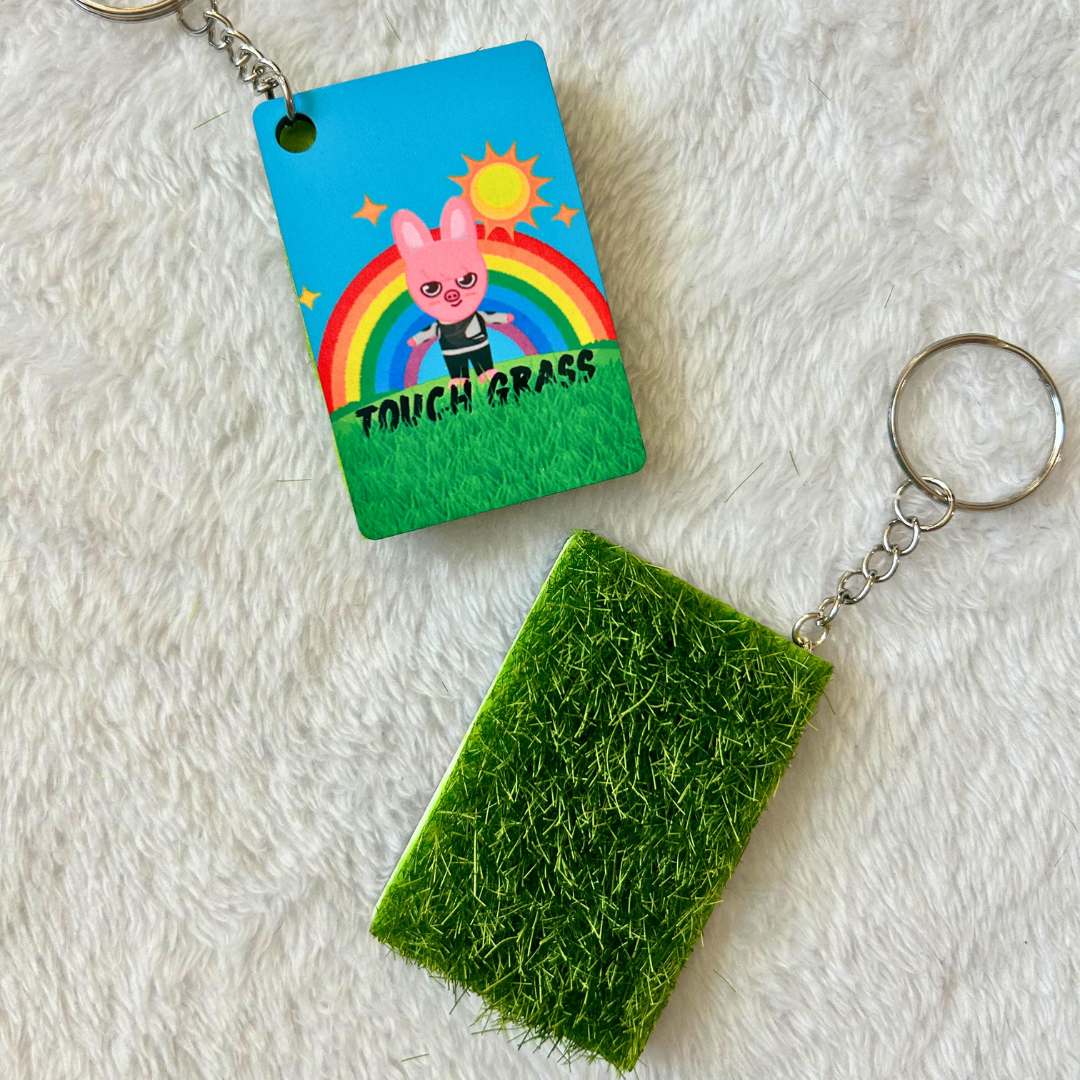 Stray Kids Touch Grass Keychain