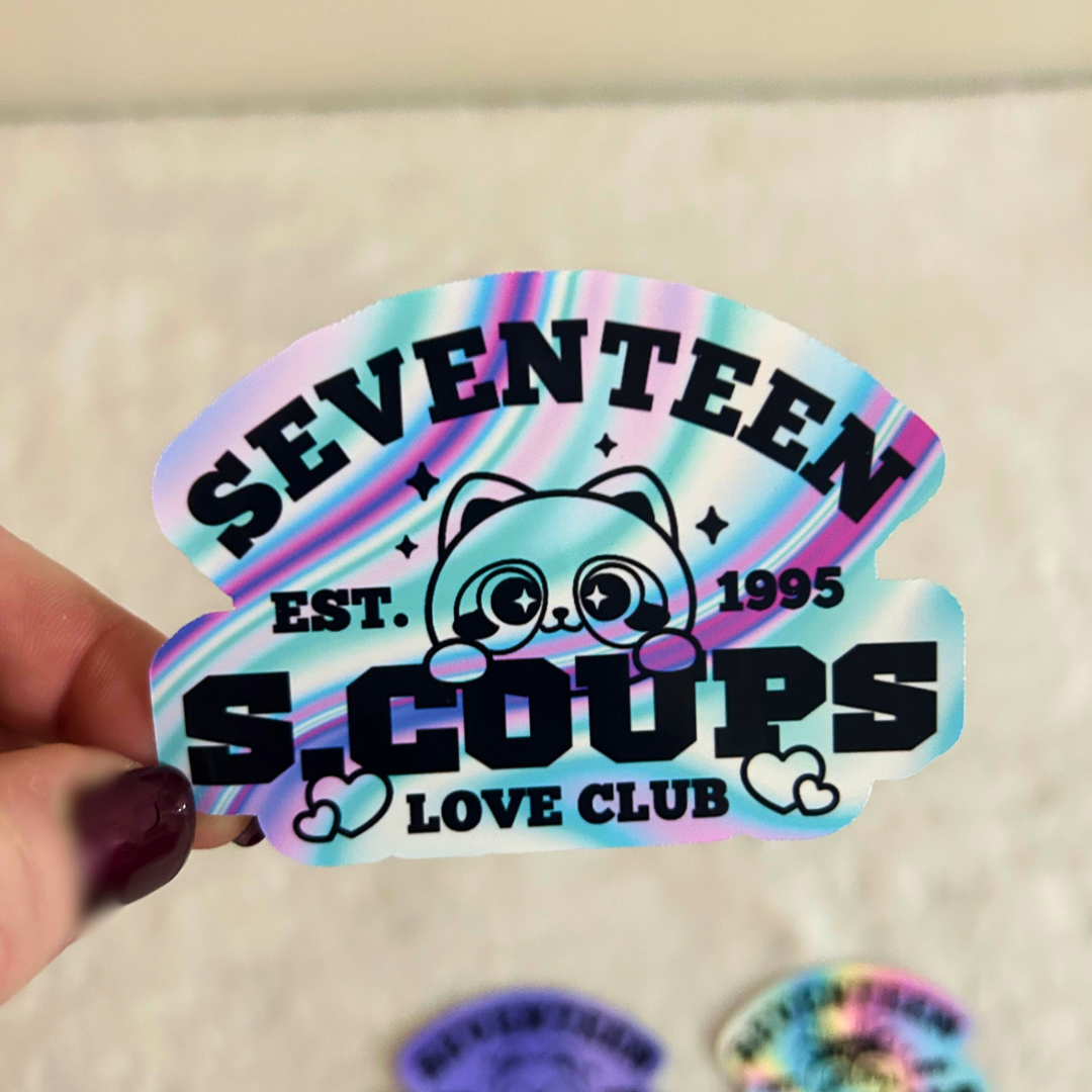 Seventeen Love Club Name Stickers