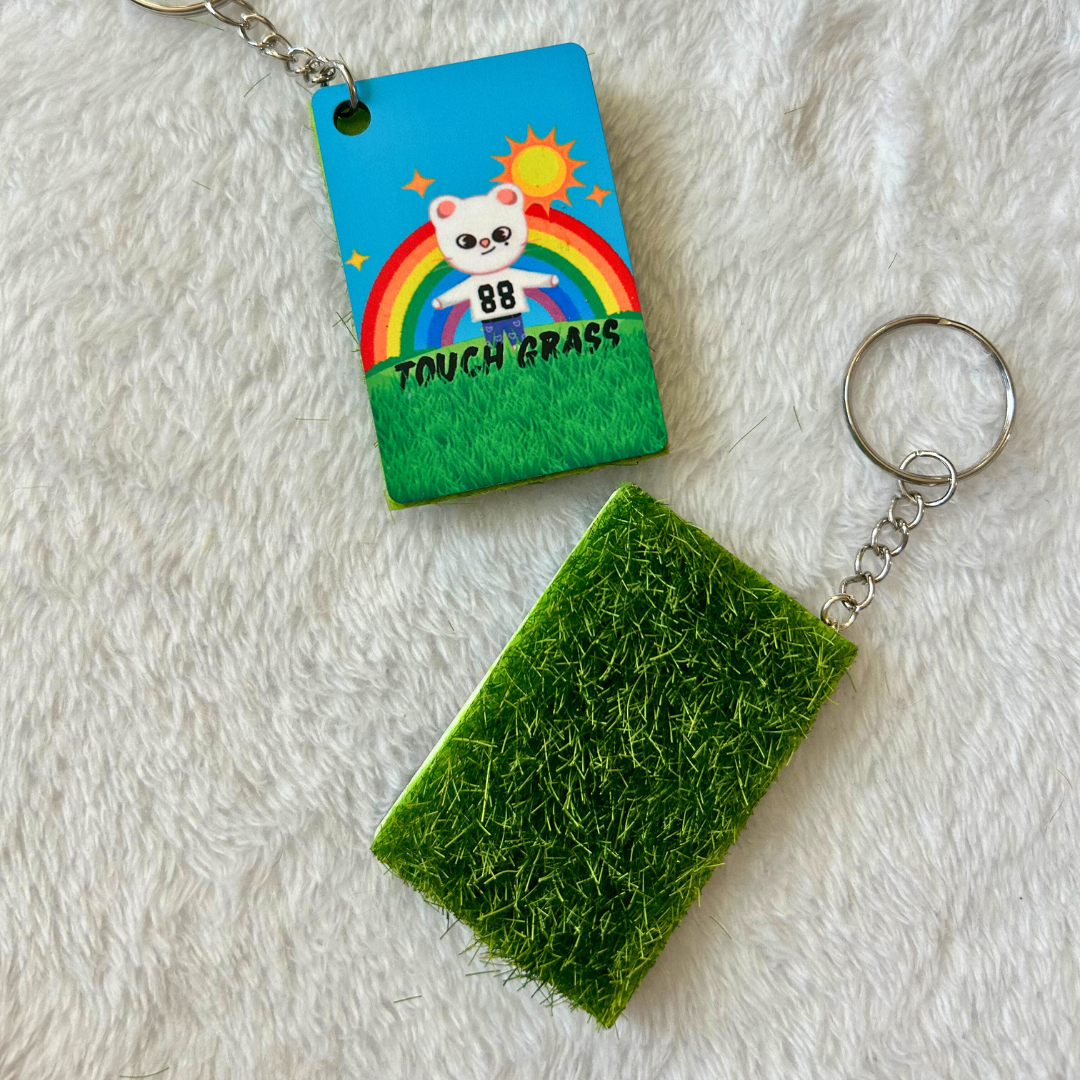 Stray Kids Touch Grass Keychain