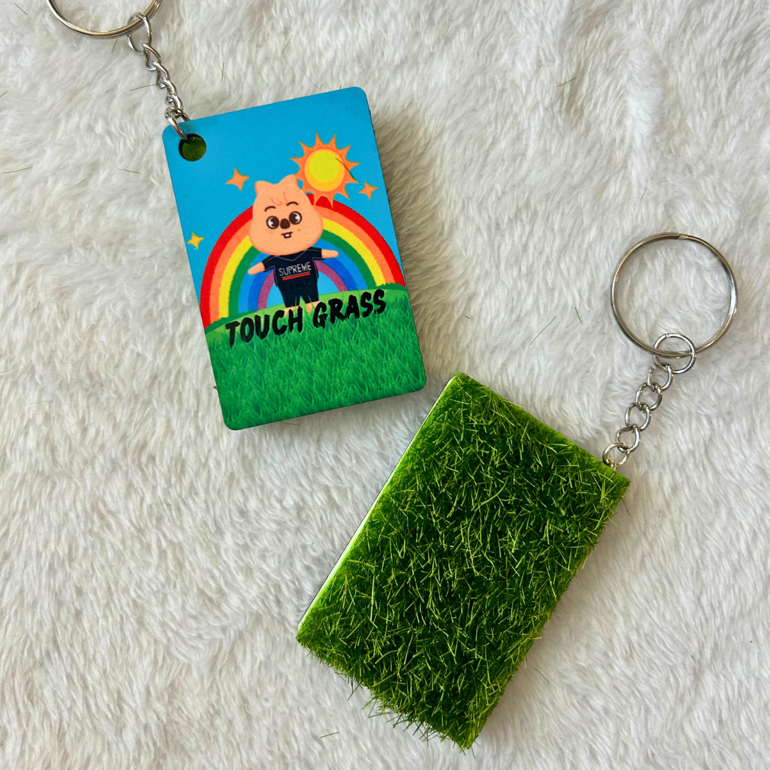 Stray Kids Touch Grass Keychain