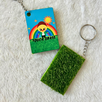 Stray Kids Touch Grass Keychain