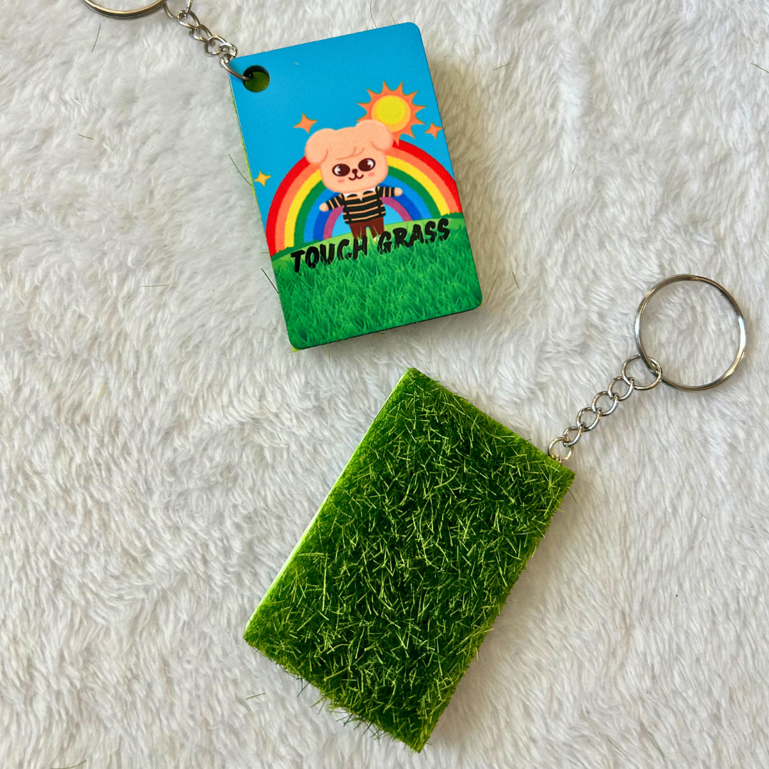 Stray Kids Touch Grass Keychain