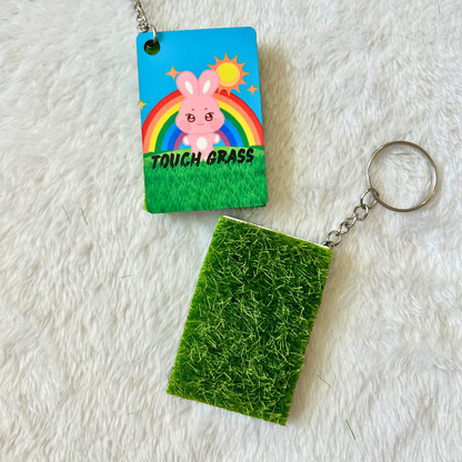 Ateez Touch Grass Key Chains