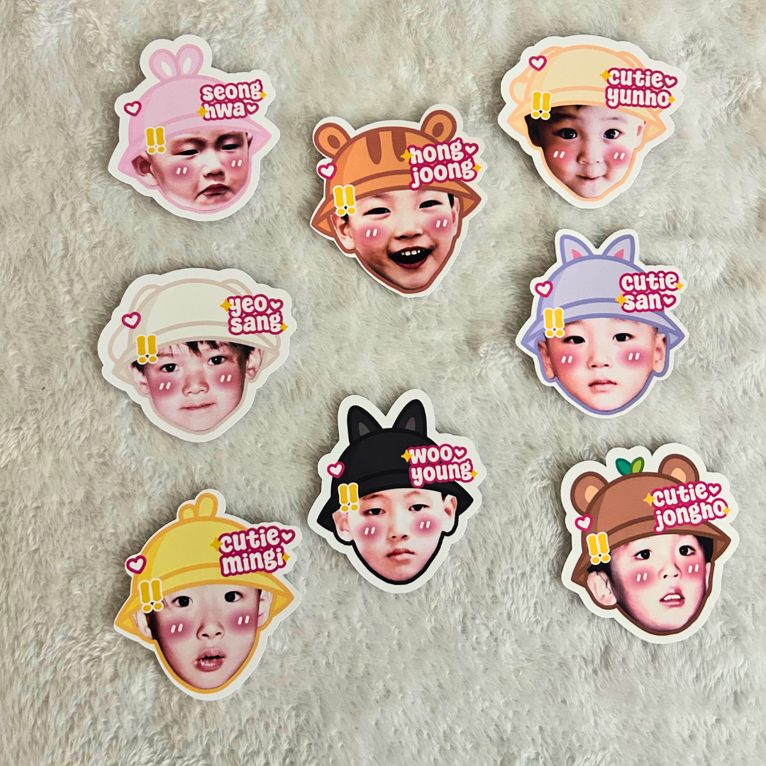 Baby Teez Ateez Stickers