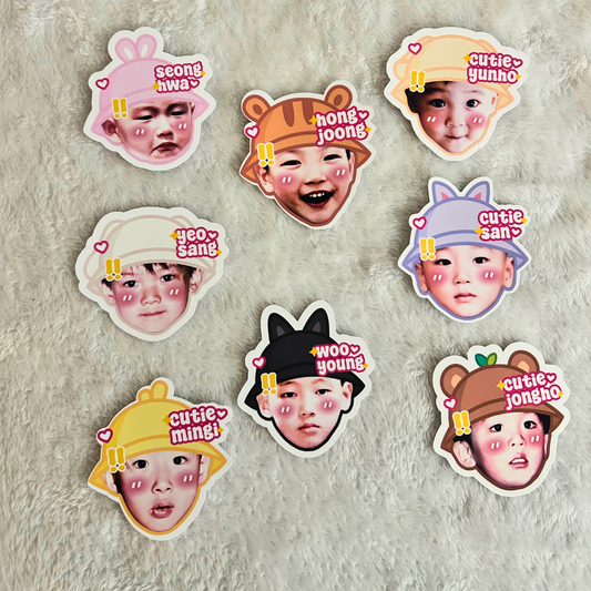 Baby Teez Ateez Stickers