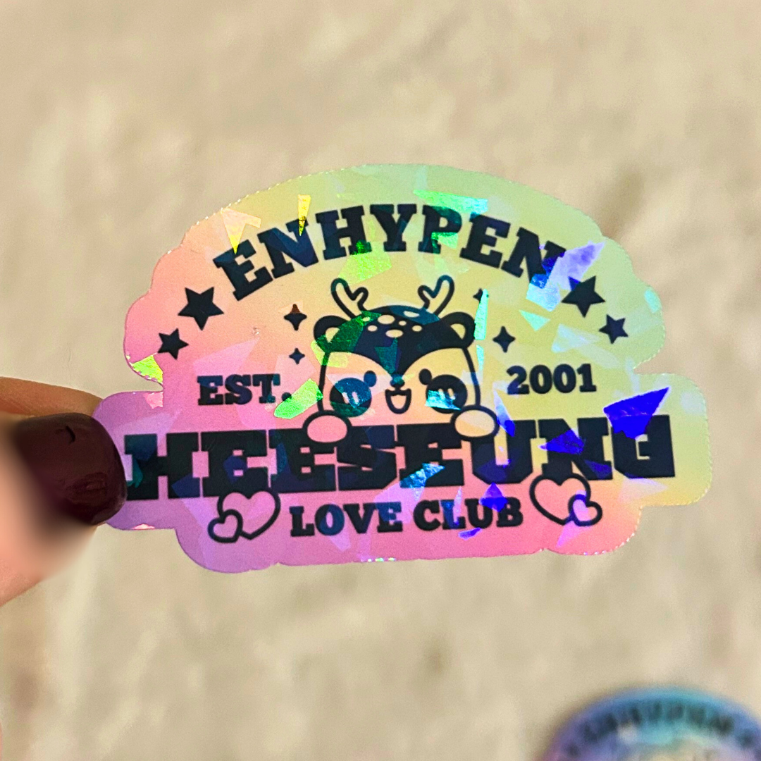 Enhypen Love Club Name Stickers