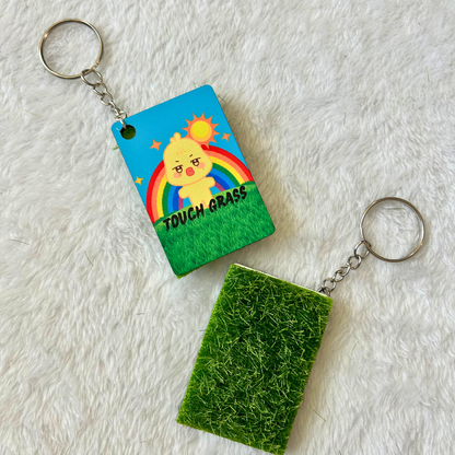 Ateez Touch Grass Key Chains