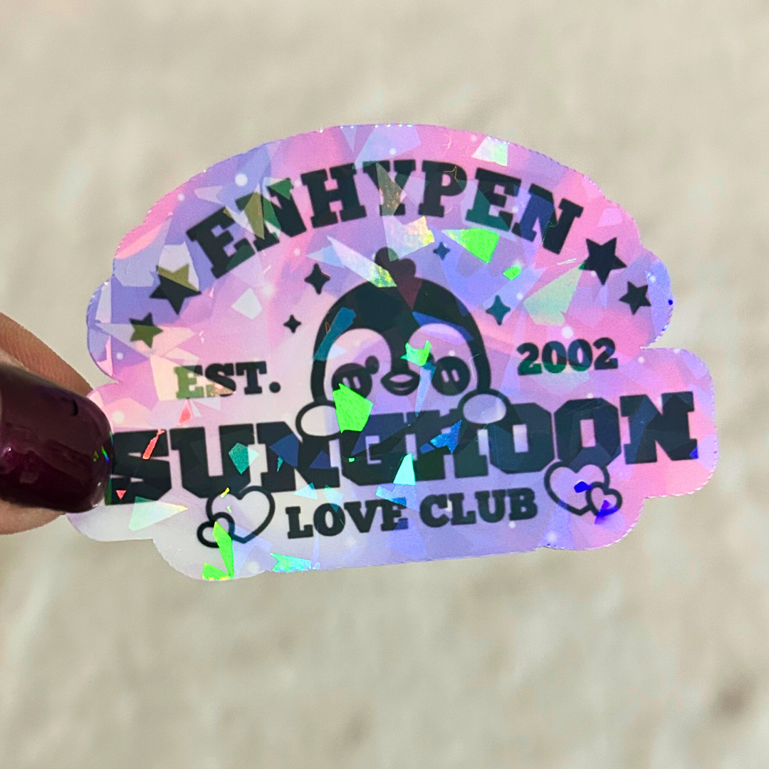 Enhypen Love Club Name Stickers