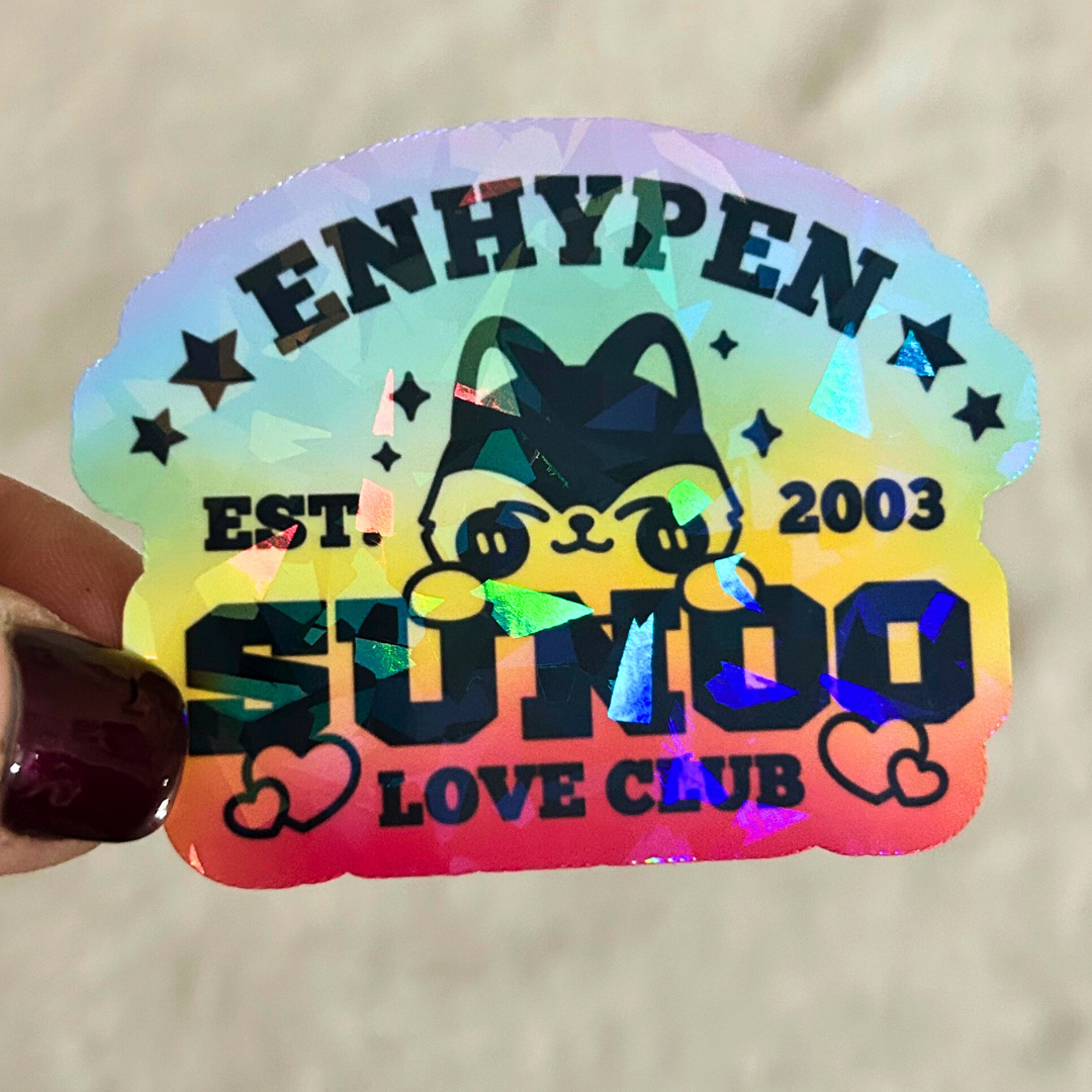 Enhypen Love Club Name Stickers