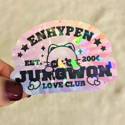 Enhypen Love Club Name Stickers